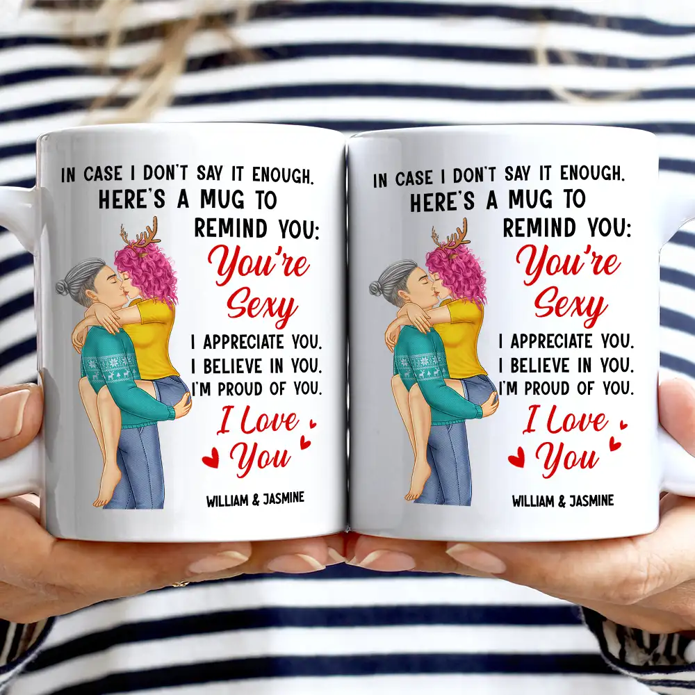 In Case I Don't Say It Enough Couples - Personalized Black Mug