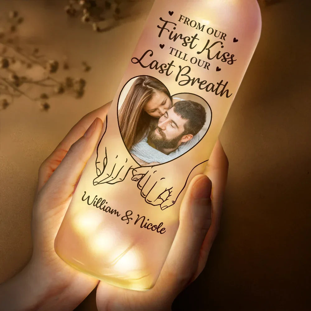 Custom Photo You & Me We Got This - Personalized Bottle Light